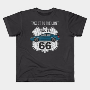 Route 66 Blue 2 Kids T-Shirt